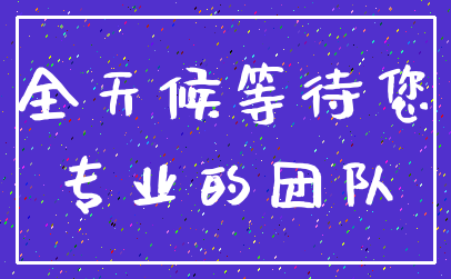 全天候等待您_专业的团队