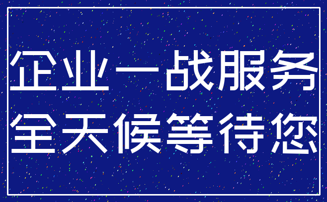 企业一战服务_全天候等待您