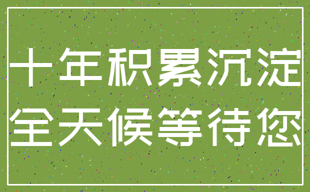 十年积累沉淀_全天候等待您