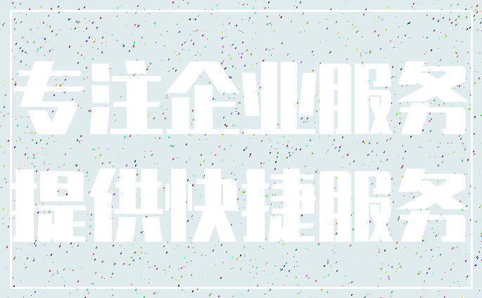 专注企业服务_提供快捷服务
