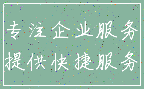 专注企业服务_提供快捷服务
