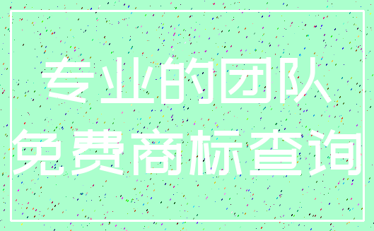 专业的团队_免费商标查询