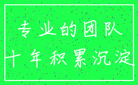 专业的团队_十年积累沉淀