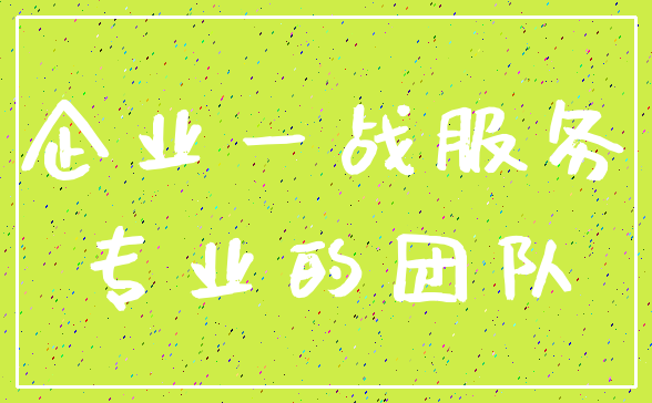 企业一战服务_专业的团队