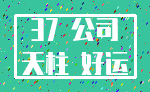 37 公司_天柱 好运