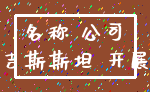 名称 公司_吉尔吉斯斯坦 开展业务