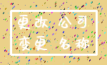 更改 公司_变更 名称