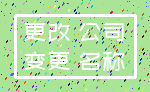 更改 公司_变更 名称