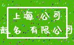 上海 公司_起名 有限公司