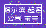 哈尔滨 起名_公司 宝宝