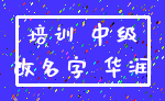 培训 中级_改名字 华润