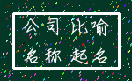 公司 比喻_名称 起名
