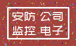 安防 公司_监控 电子