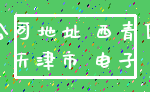公司地址 西青区_天津市 电子