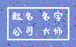 起名 名字_公司 大师