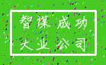 智谋 成功_大业 公司