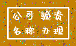 公司 验资_名称 办理