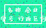 名称 企业_字号 行政区划