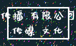 传播 有限公司_传媒 文化