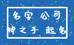 名字 公司_神之手 起名
