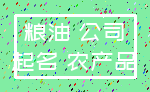 粮油 公司_起名 农产品