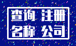 查询 注册_名称 公司