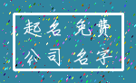 起名 免费_公司 名字